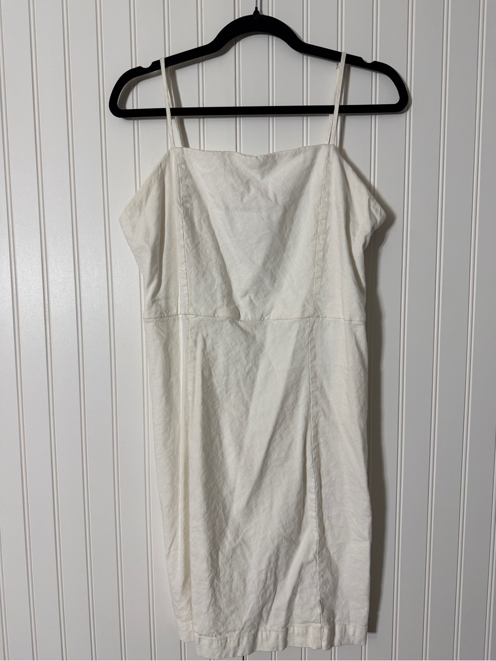 H by Halston White Spaghetti-Strap Dress